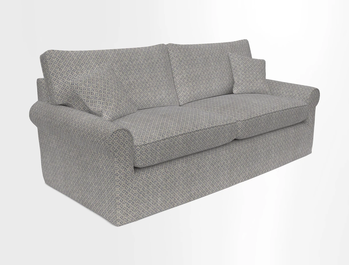 Bignor 3 Seater Sofa in V&A Drawn From Nature Oak Tree Gold. Loose cover option available