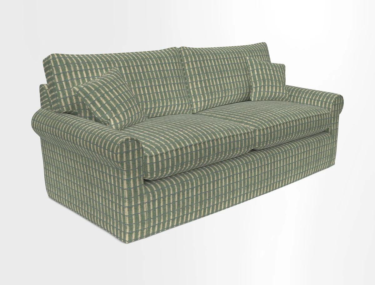 Bignor 3 Seater Sofa in V&A Drawn From Nature Oak Tree Gold. Loose cover option available