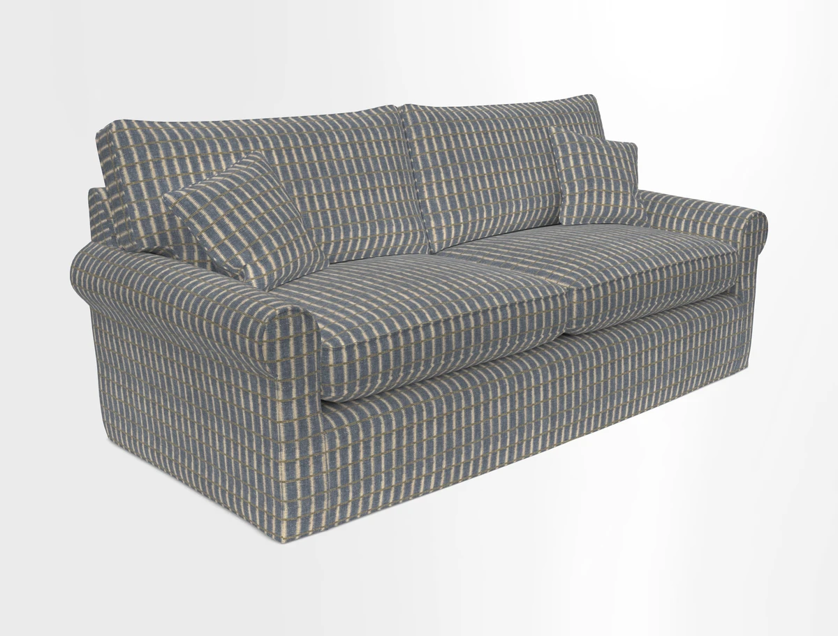 Bignor 3 Seater Sofa in V&A Drawn From Nature Oak Tree Gold. Loose cover option available