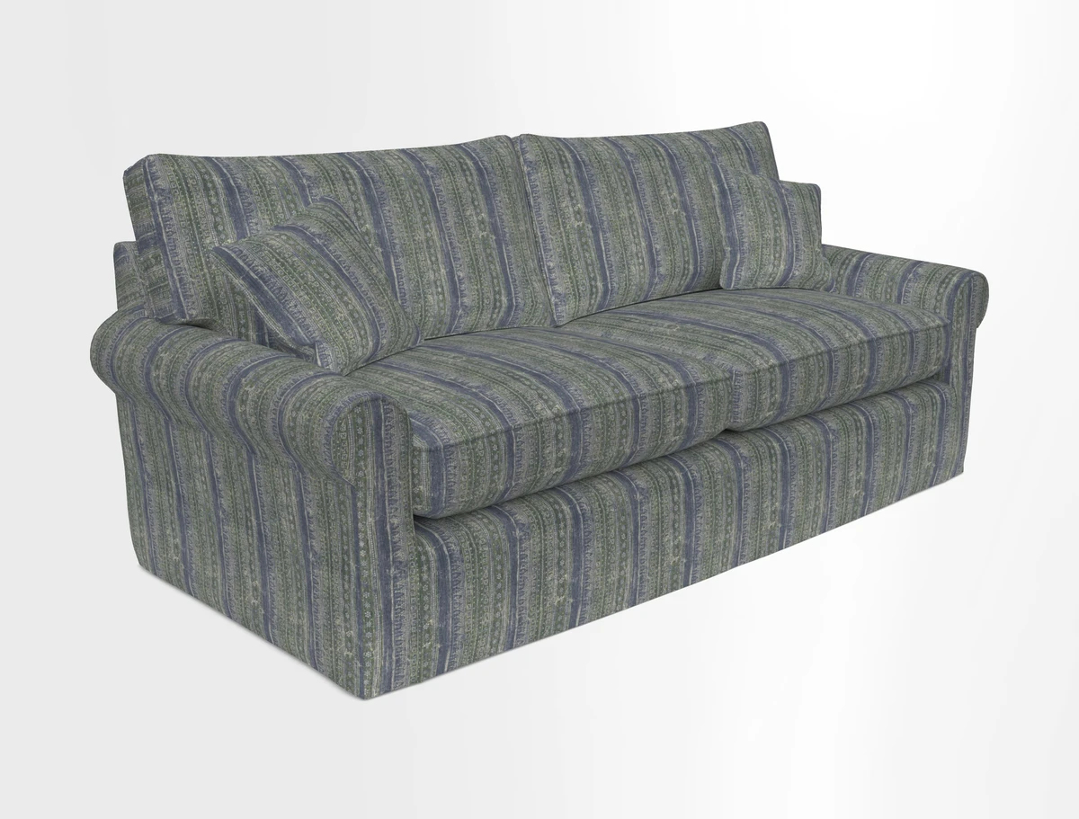 Bignor 3 Seater Sofa in V&A Drawn From Nature Oak Tree Gold. Loose cover option available