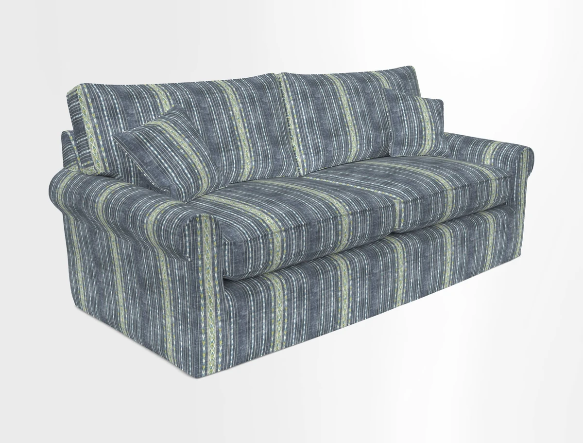 Bignor 3 Seater Sofa in V&A Drawn From Nature Oak Tree Gold. Loose cover option available
