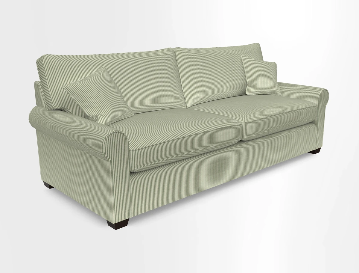 Bignor 3 Seater Sofa in V&A Drawn From Nature Oak Tree Gold. Loose cover option available