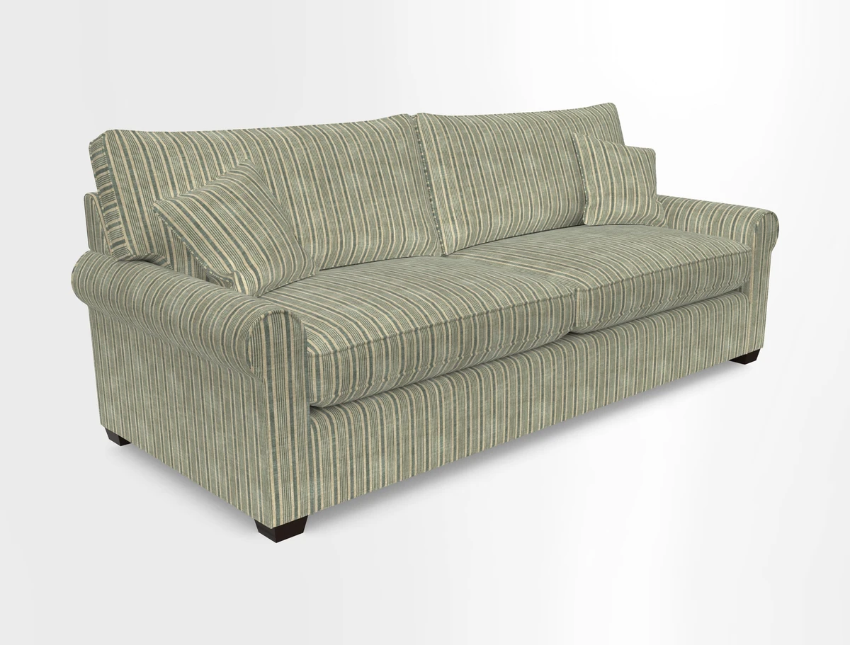 Bignor 3 Seater Sofa in V&A Drawn From Nature Oak Tree Gold. Loose cover option available