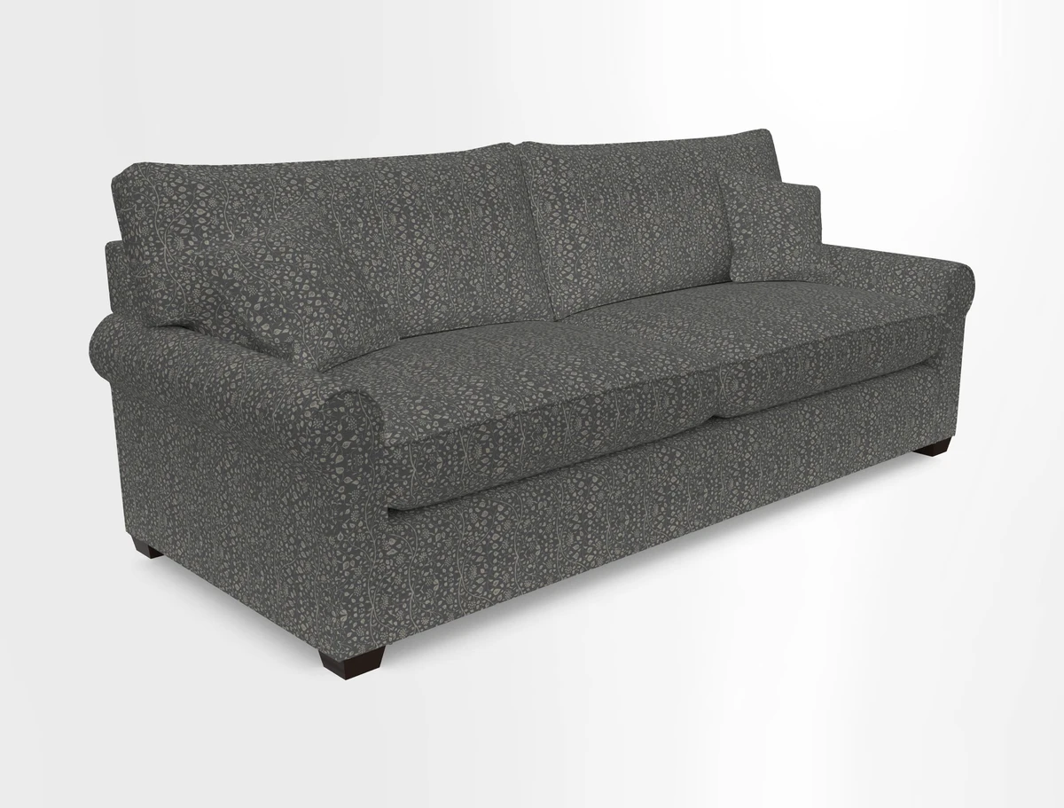 Bignor 3 Seater Sofa in V&A Drawn From Nature Oak Tree Gold. Loose cover option available