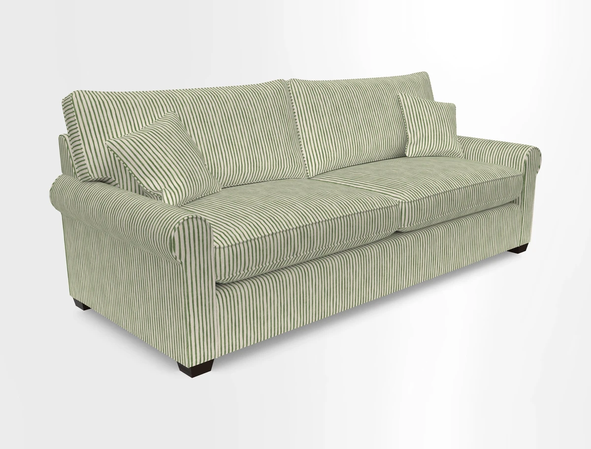 Bignor 3 Seater Sofa in V&A Drawn From Nature Oak Tree Gold. Loose cover option available