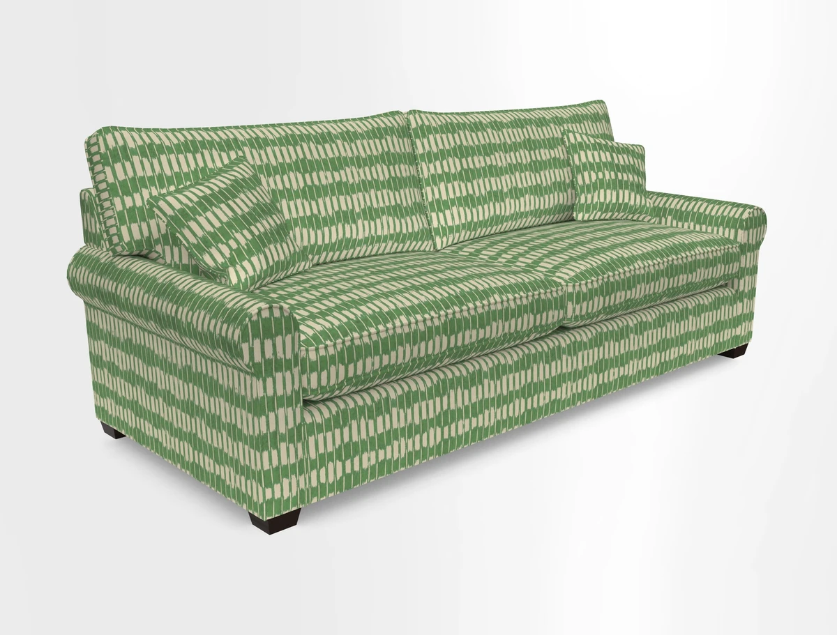 Bignor 3 Seater Sofa in V&A Drawn From Nature Oak Tree Gold. Loose cover option available