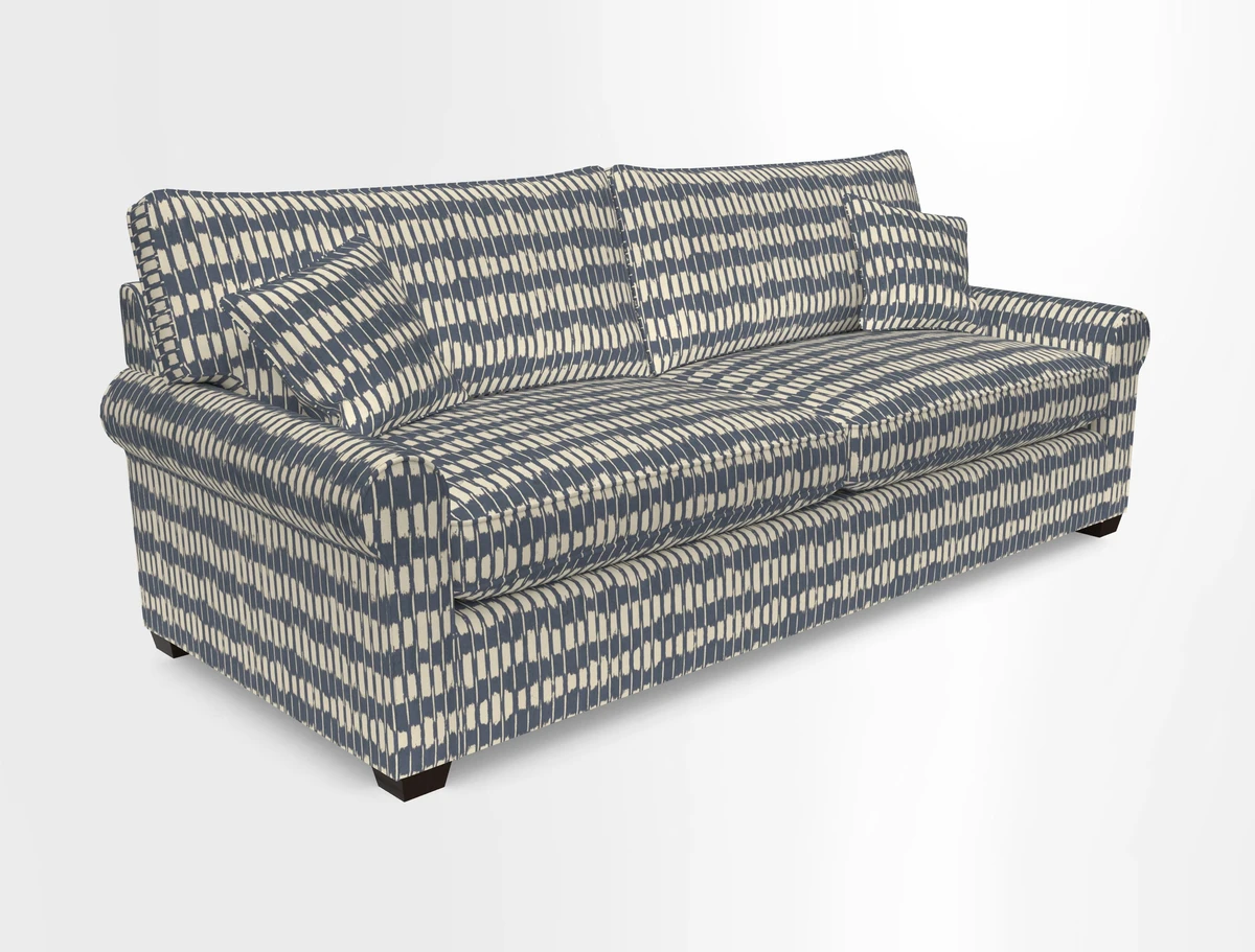 Bignor 3 Seater Sofa in V&A Drawn From Nature Oak Tree Gold. Loose cover option available