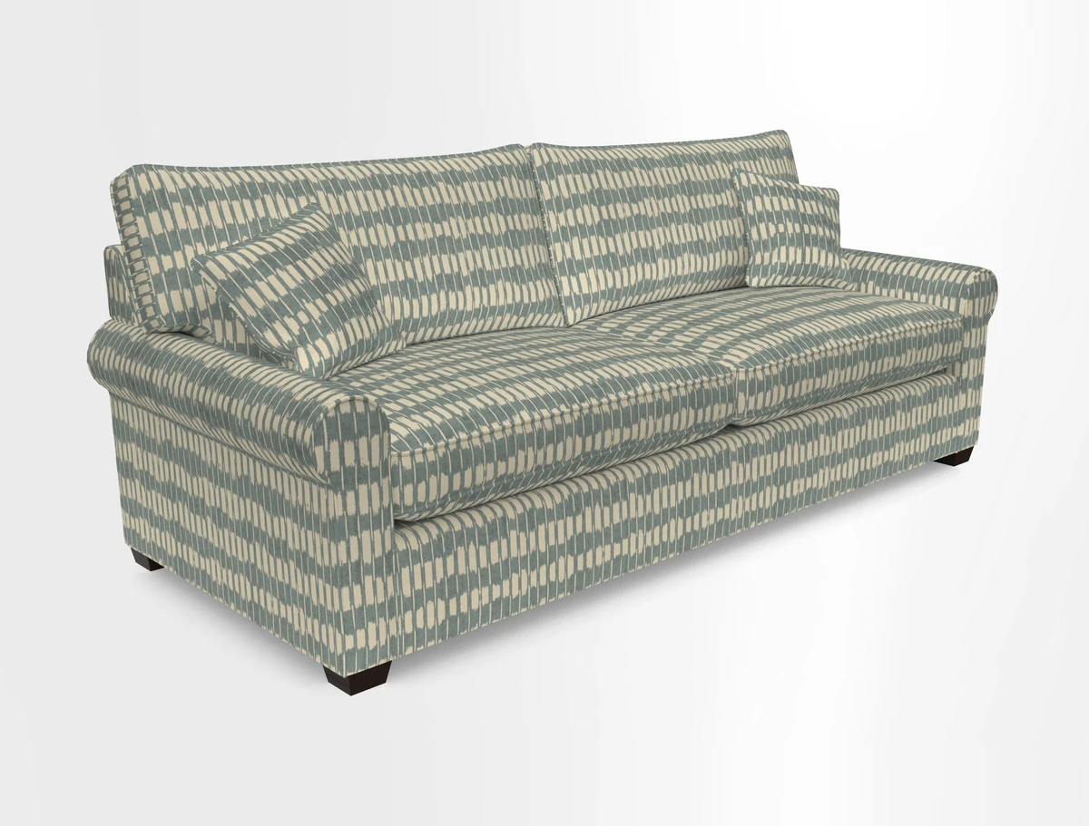 Bignor 3 Seater Sofa in V&A Drawn From Nature Oak Tree Gold. Loose cover option available