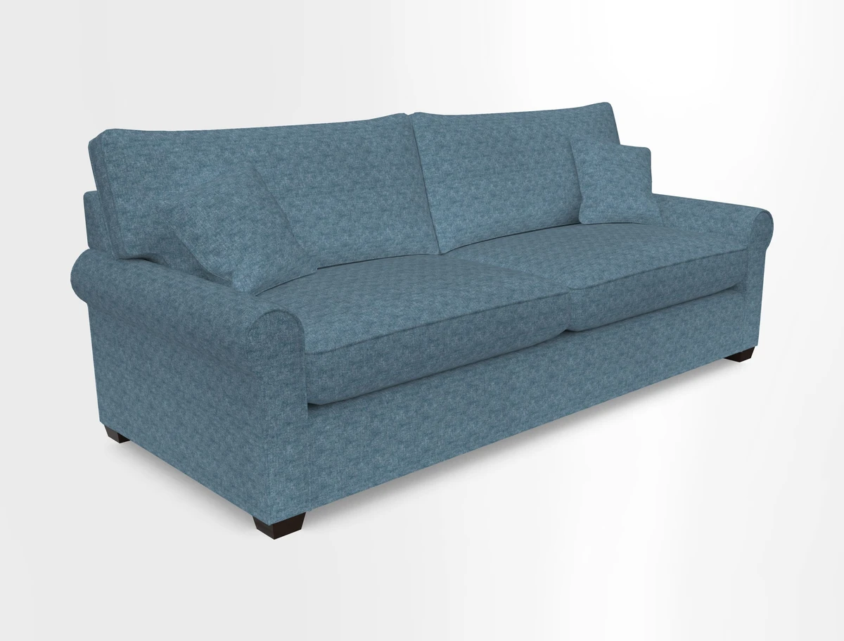 Bignor 3 Seater Sofa in V&A Drawn From Nature Oak Tree Gold. Loose cover option available