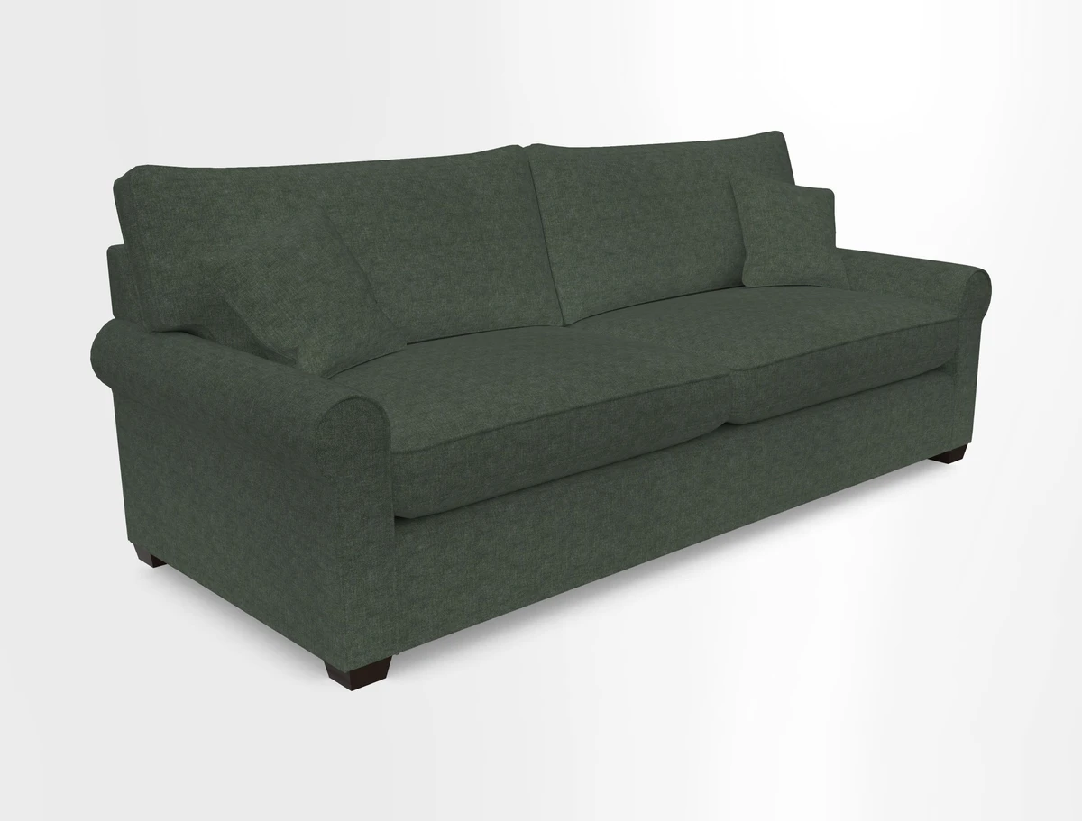 Bignor 3 Seater Sofa in V&A Drawn From Nature Oak Tree Gold. Loose cover option available