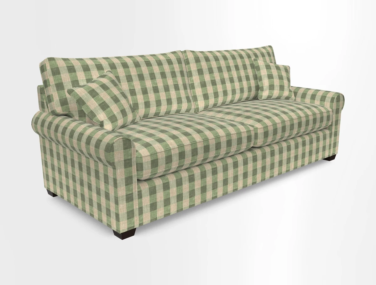 Bignor 3 Seater Sofa in V&A Drawn From Nature Oak Tree Gold. Loose cover option available