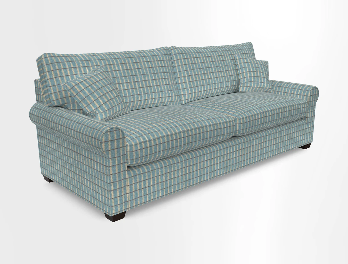 Bignor 3 Seater Sofa in V&A Drawn From Nature Oak Tree Gold. Loose cover option available