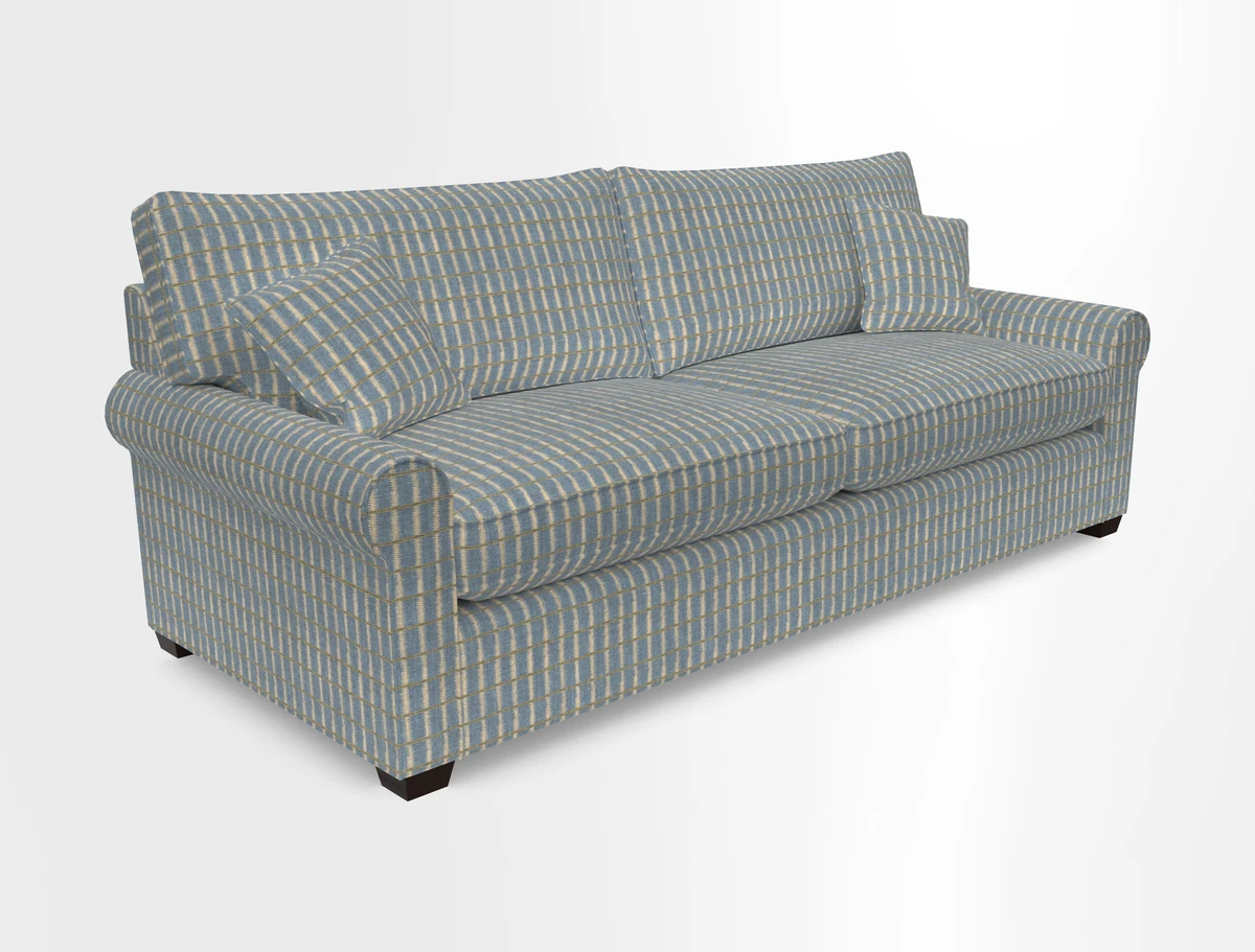 Bignor 3 Seater Sofa in V&A Drawn From Nature Oak Tree Gold. Loose cover option available