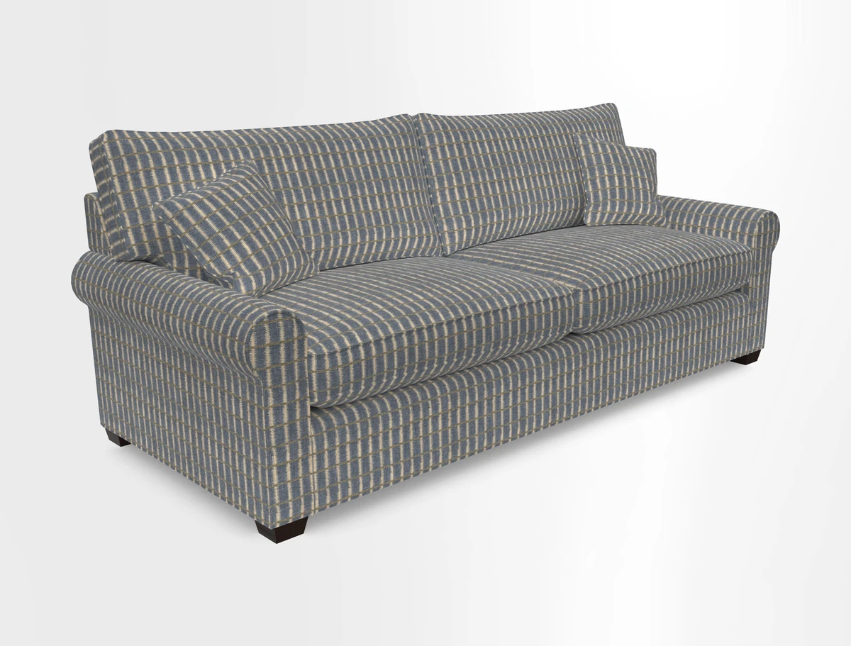 Bignor 3 Seater Sofa in V&A Drawn From Nature Oak Tree Gold. Loose cover option available