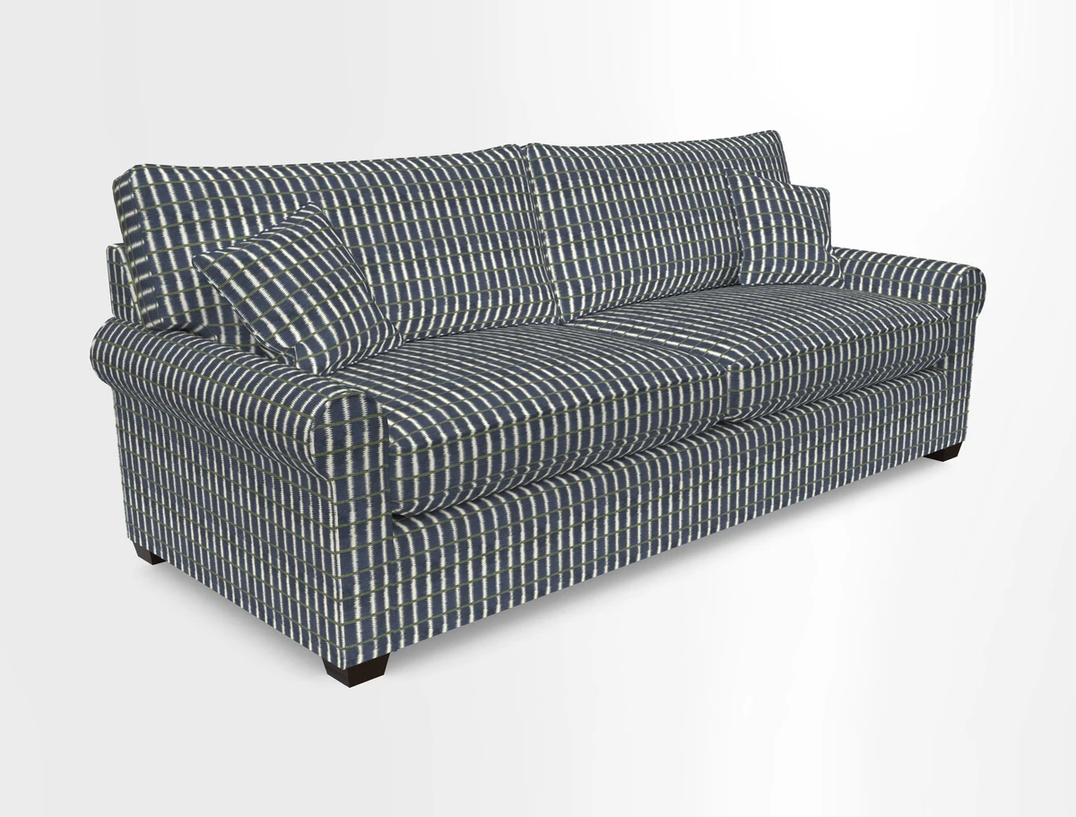 Bignor 3 Seater Sofa in V&A Drawn From Nature Oak Tree Gold. Loose cover option available