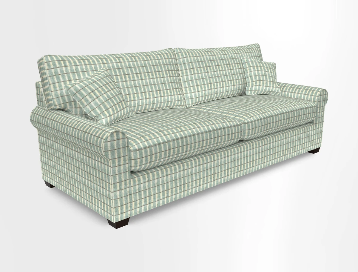 Bignor 3 Seater Sofa in V&A Drawn From Nature Oak Tree Gold. Loose cover option available