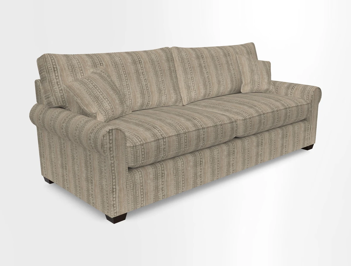 Bignor 3 Seater Sofa in V&A Drawn From Nature Oak Tree Gold. Loose cover option available