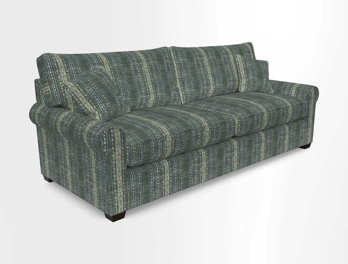 Bignor 3 Seater Sofa in V&A Drawn From Nature Oak Tree Gold. Loose cover option available