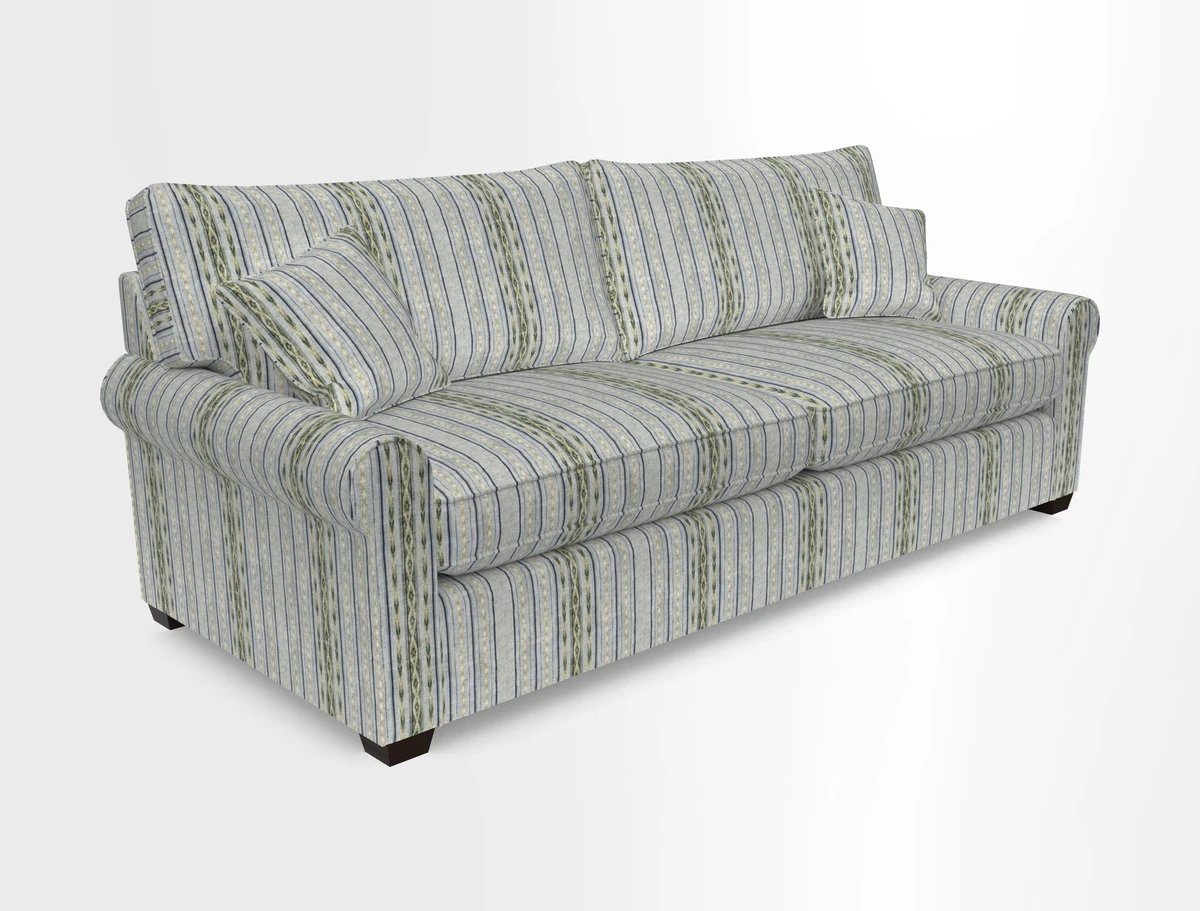 Bignor 3 Seater Sofa in V&A Drawn From Nature Oak Tree Gold. Loose cover option available