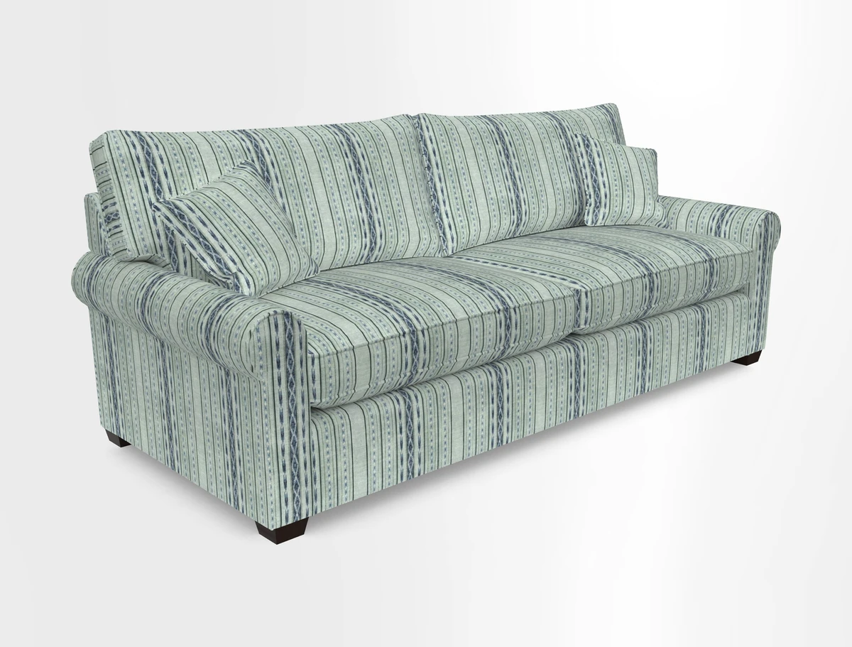 Bignor 3 Seater Sofa in V&A Drawn From Nature Oak Tree Gold. Loose cover option available