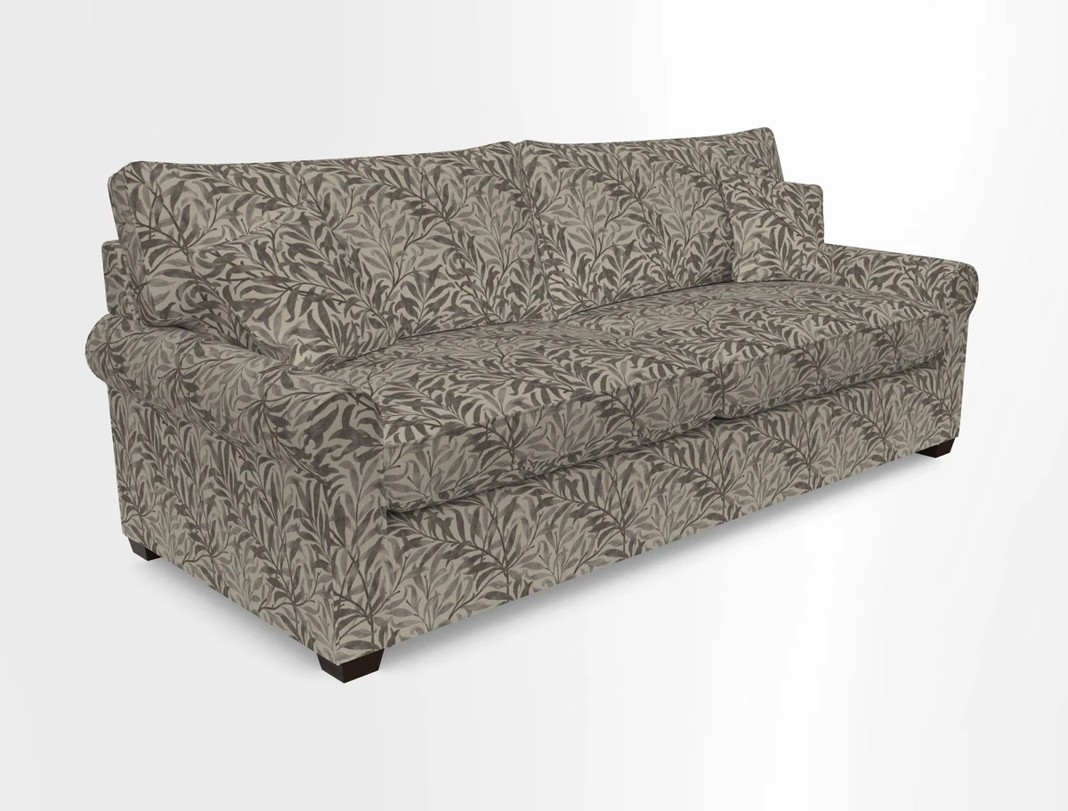 Bignor 3 Seater Sofa in V&A Drawn From Nature Oak Tree Gold. Loose cover option available