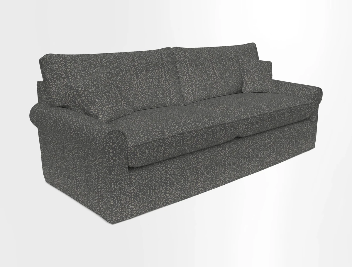 Bignor 3 Seater Sofa in V&A Drawn From Nature Oak Tree Gold. Loose cover option available
