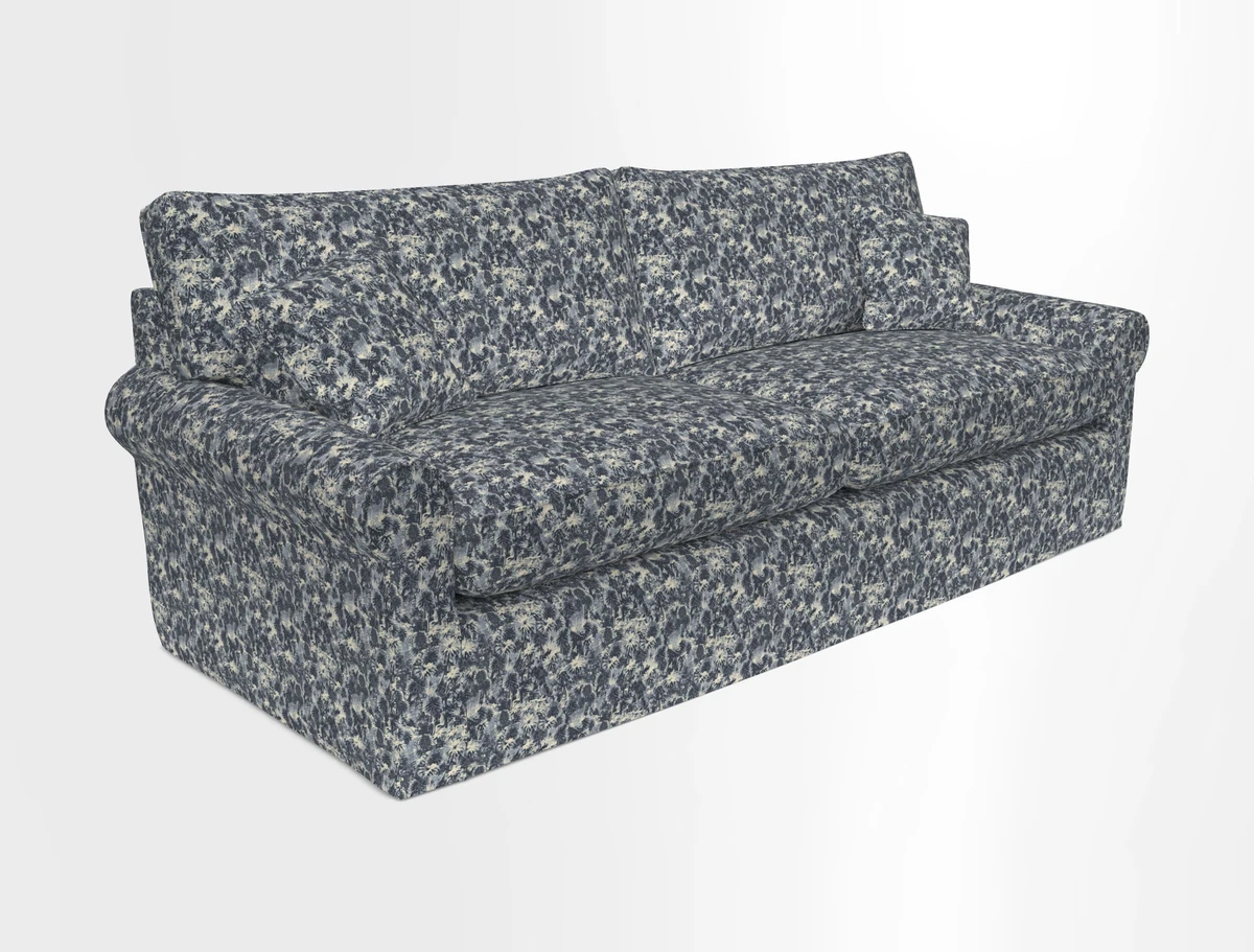 Bignor 3 Seater Sofa in V&A Drawn From Nature Oak Tree Gold. Loose cover option available
