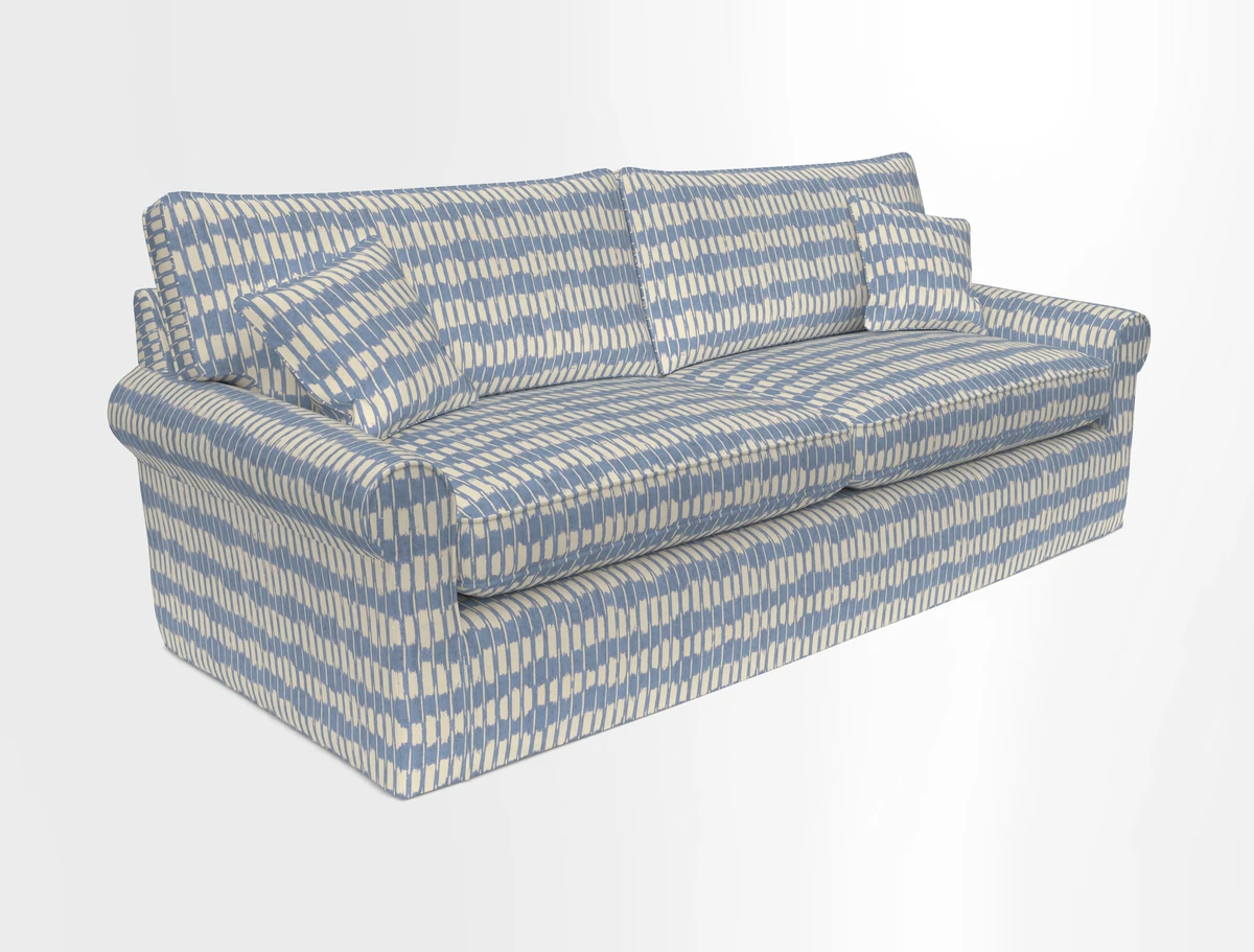 Bignor 3 Seater Sofa in V&A Drawn From Nature Oak Tree Gold. Loose cover option available