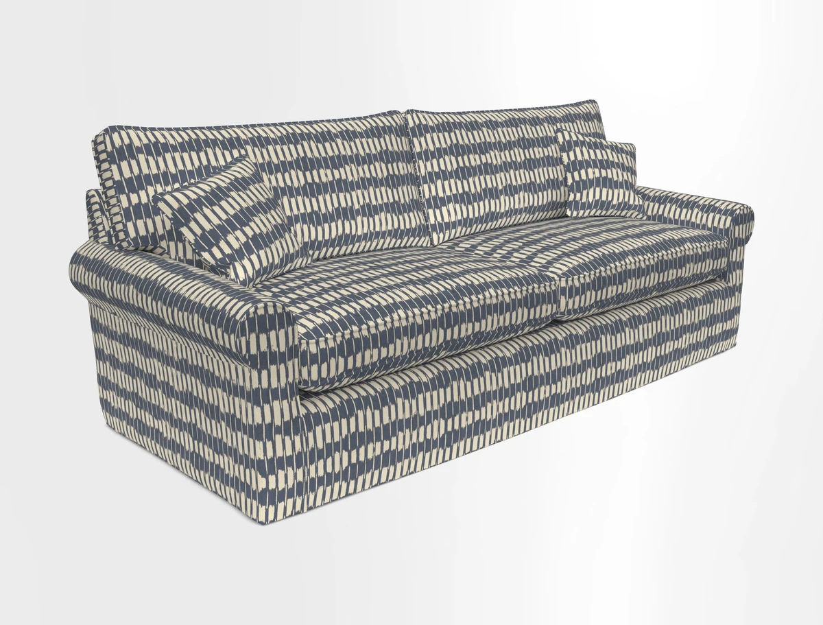 Bignor 3 Seater Sofa in V&A Drawn From Nature Oak Tree Gold. Loose cover option available