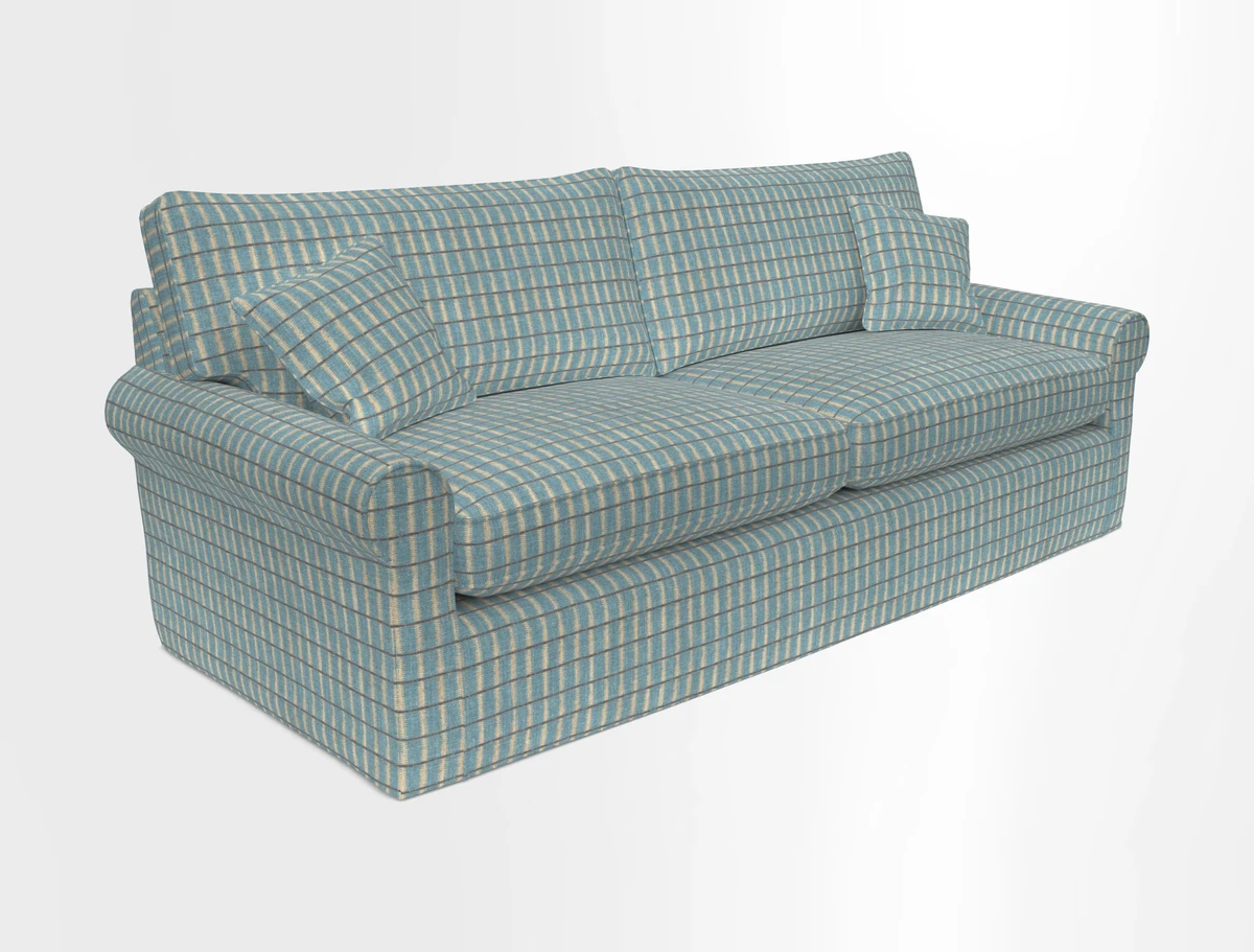 Bignor 3 Seater Sofa in V&A Drawn From Nature Oak Tree Gold. Loose cover option available