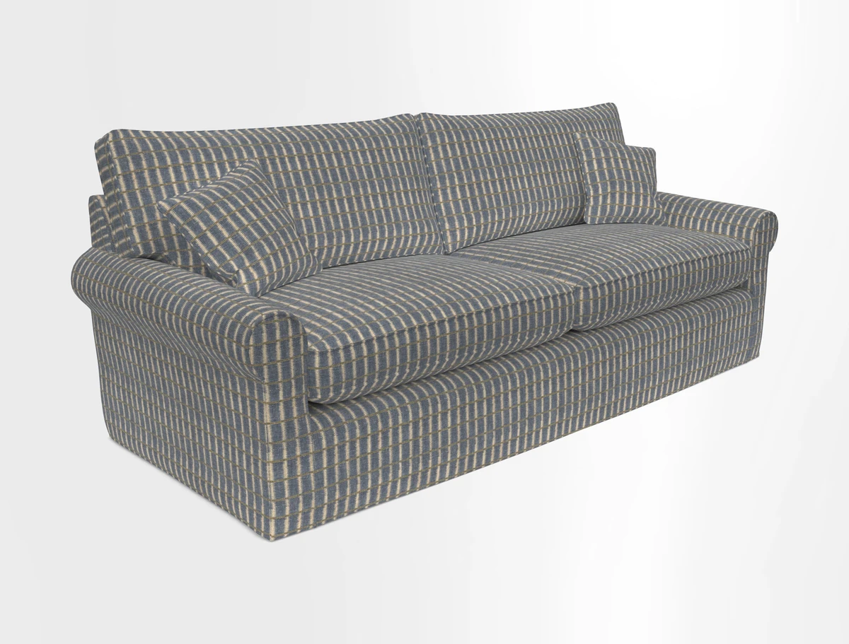 Bignor 3 Seater Sofa in V&A Drawn From Nature Oak Tree Gold. Loose cover option available