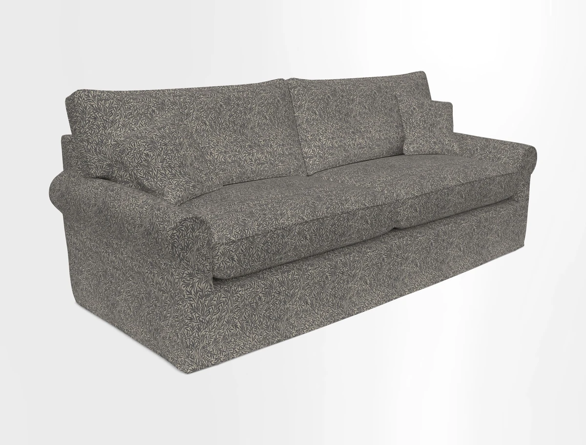 Bignor 3 Seater Sofa in V&A Drawn From Nature Oak Tree Gold. Loose cover option available