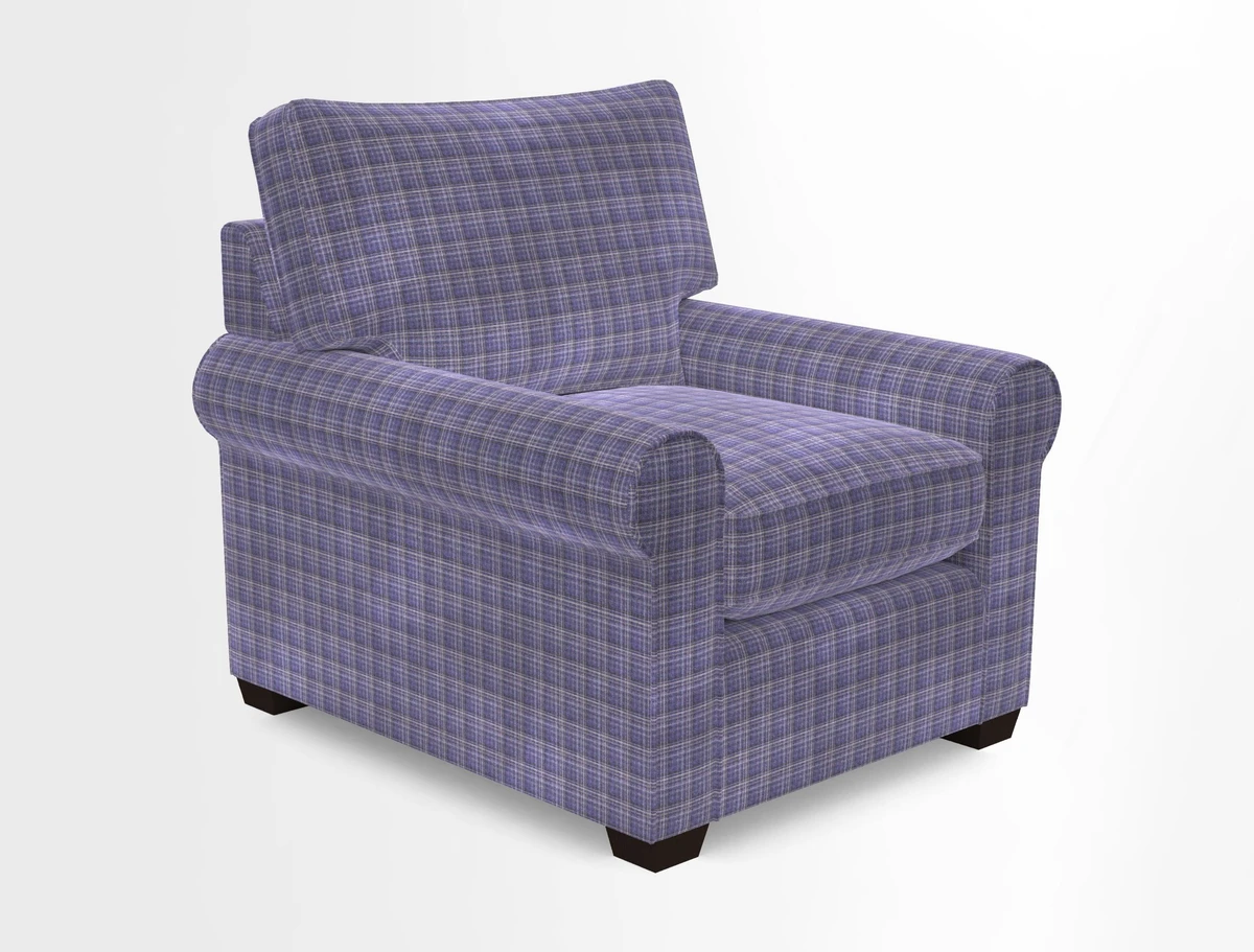 Bignor Chair in Two Tone Plain Biscuit. Loose cover option available