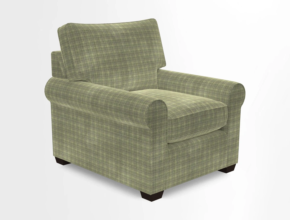 Bignor Chair in Two Tone Plain Biscuit. Loose cover option available