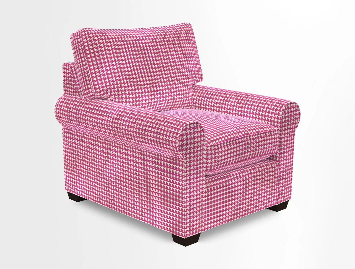 Bignor Chair in Two Tone Plain Biscuit. Loose cover option available