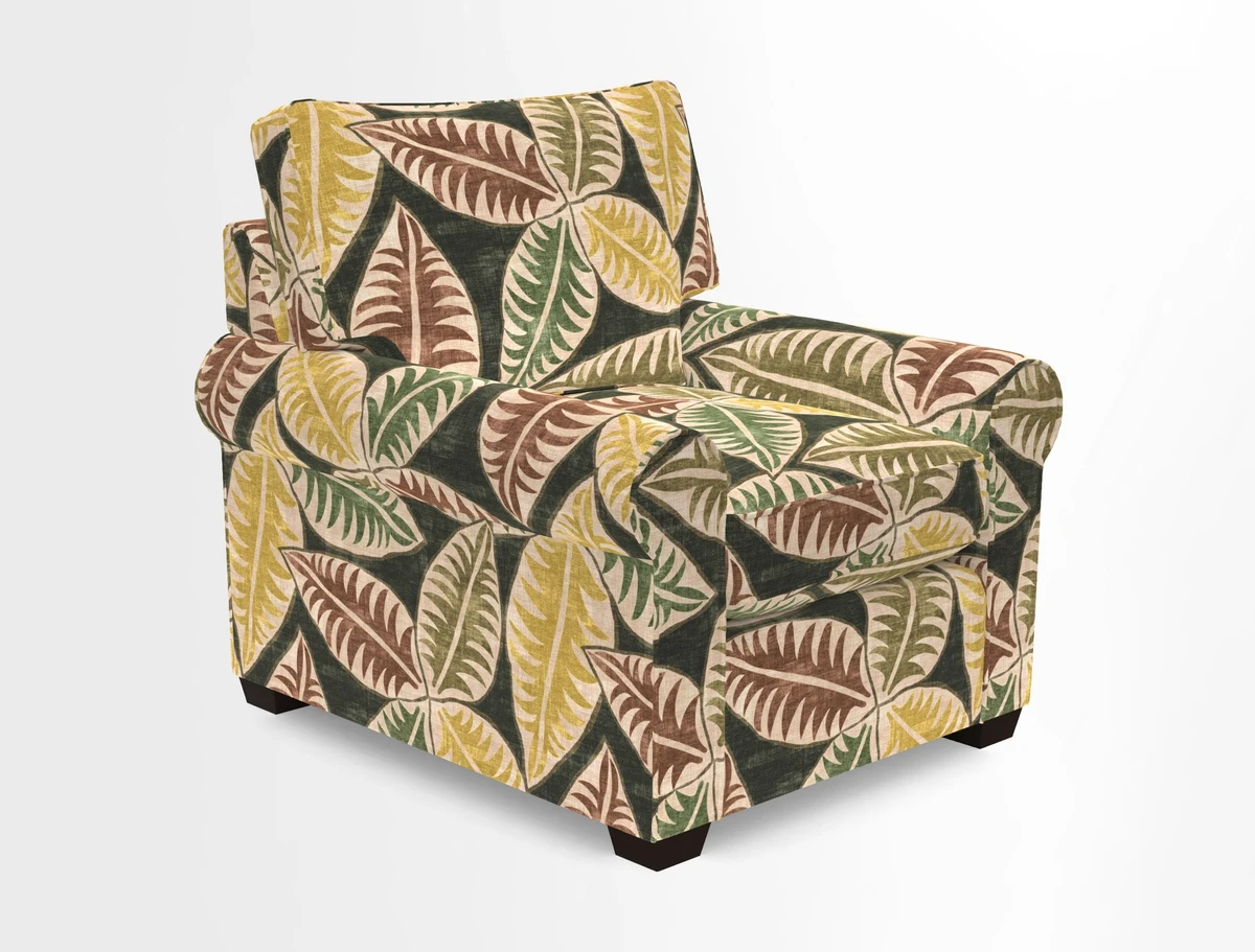 Bignor Chair in Two Tone Plain Biscuit. Loose cover option available