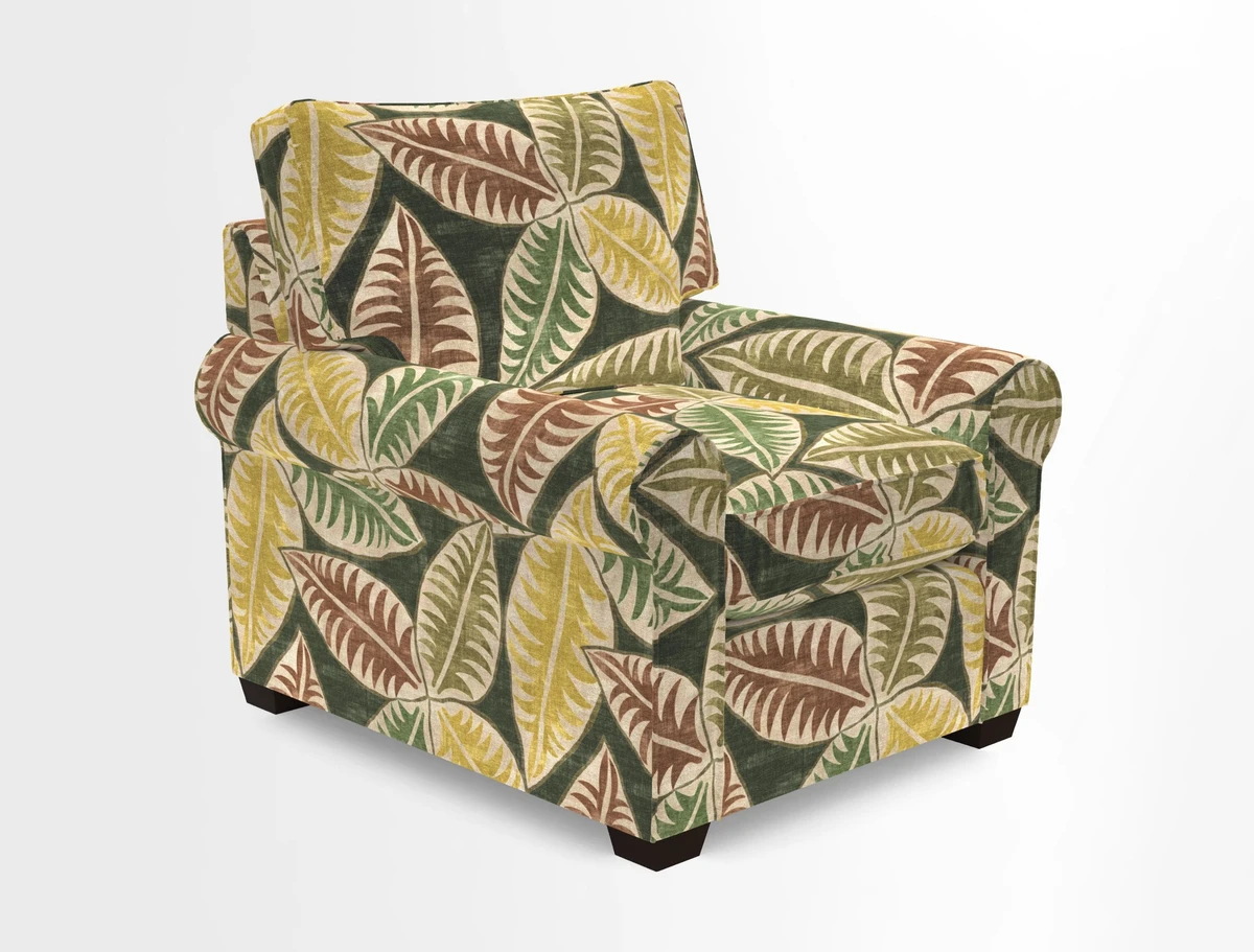 Bignor Chair in Two Tone Plain Biscuit. Loose cover option available