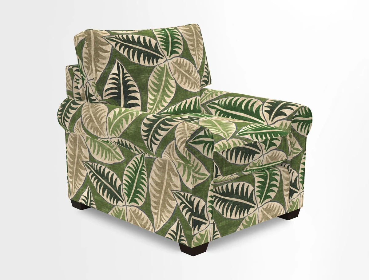 Bignor Chair in Two Tone Plain Biscuit. Loose cover option available