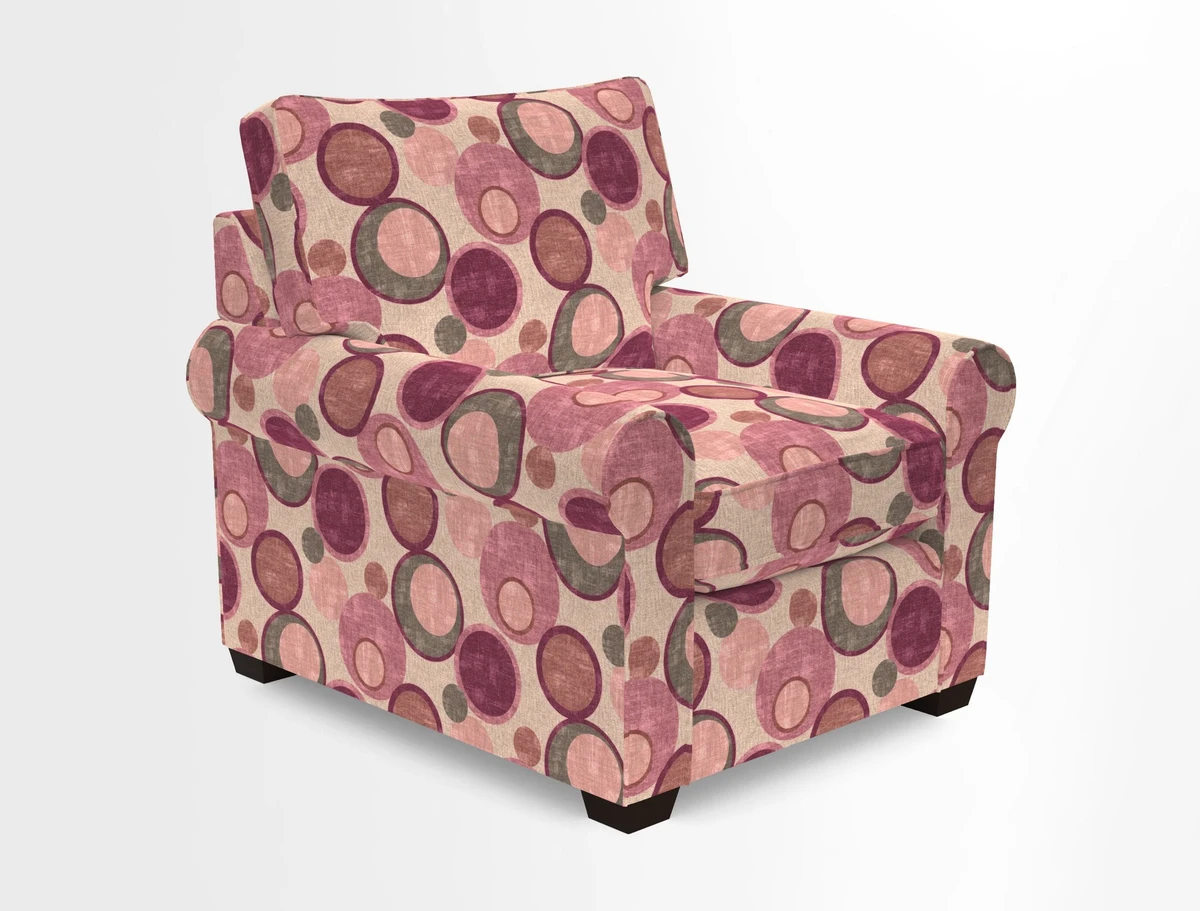 Bignor Chair in Two Tone Plain Biscuit. Loose cover option available