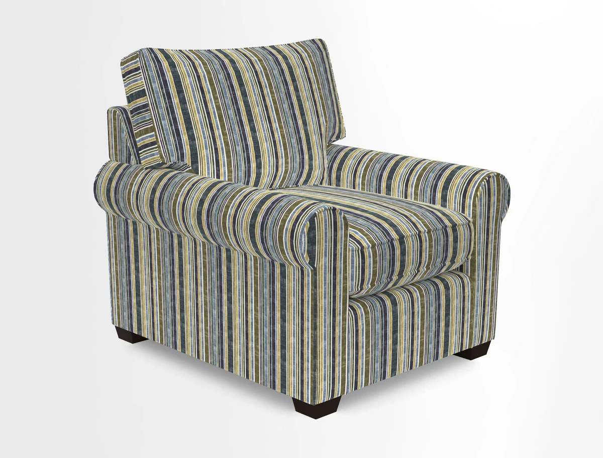 Bignor Chair in Two Tone Plain Biscuit. Loose cover option available
