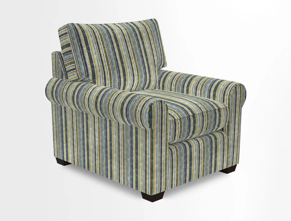 Bignor Chair in Two Tone Plain Biscuit. Loose cover option available