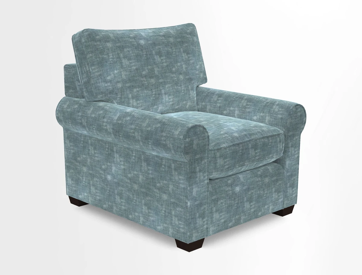Bignor Chair in Two Tone Plain Biscuit. Loose cover option available