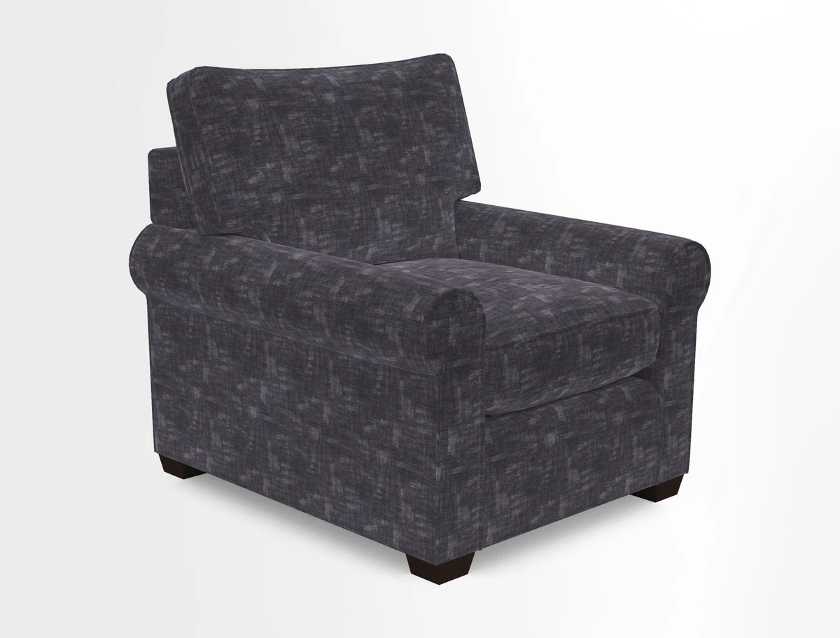 Bignor Chair in Two Tone Plain Biscuit. Loose cover option available