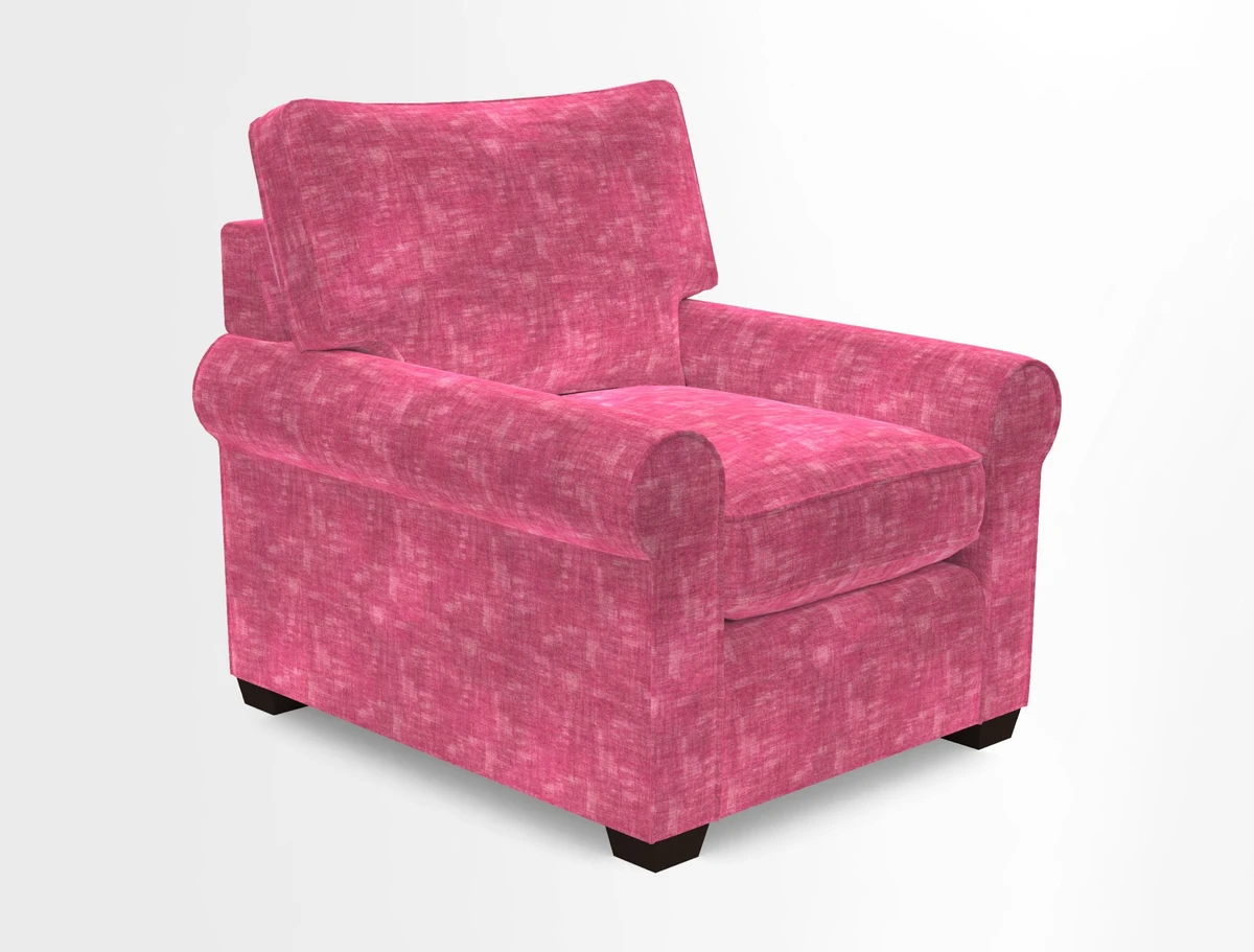 Bignor Chair in Two Tone Plain Biscuit. Loose cover option available
