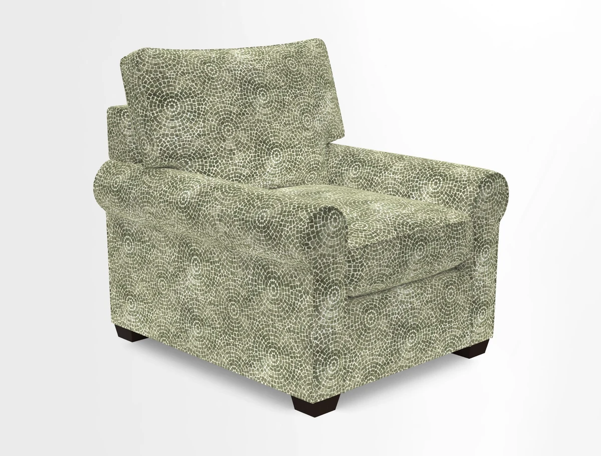 Bignor Chair in Two Tone Plain Biscuit. Loose cover option available