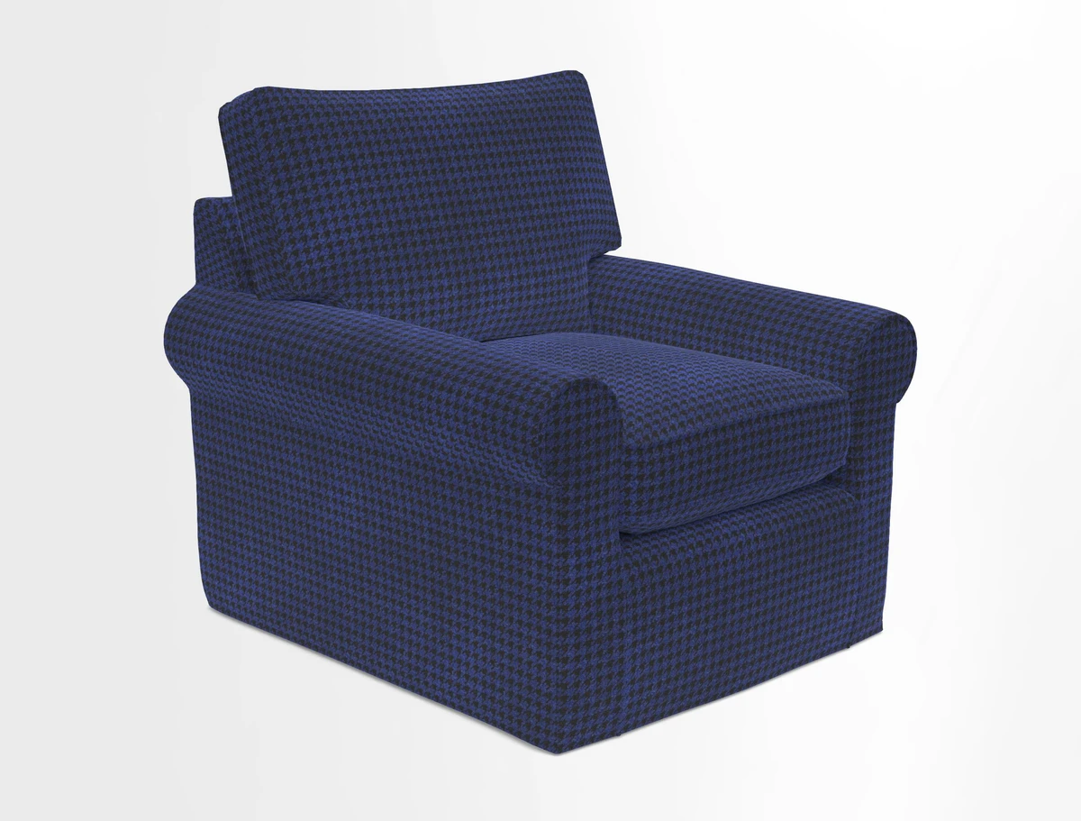 Bignor Chair in Two Tone Plain Biscuit. Loose cover option available