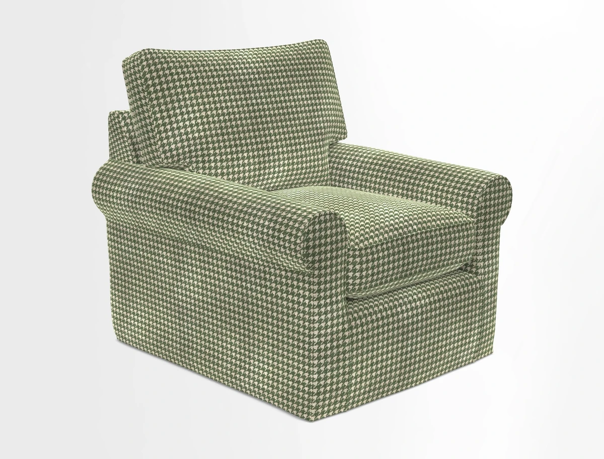 Bignor Chair in Two Tone Plain Biscuit. Loose cover option available