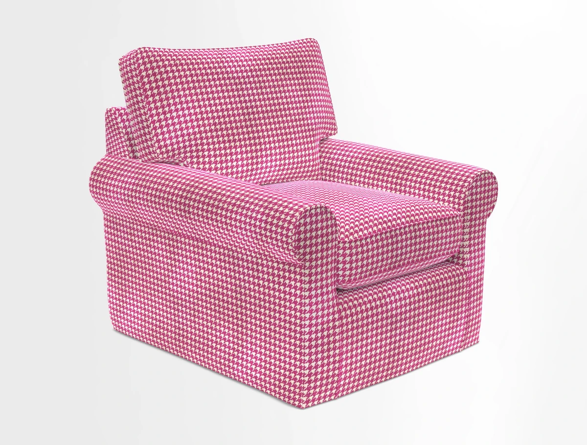 Bignor Chair in Two Tone Plain Biscuit. Loose cover option available