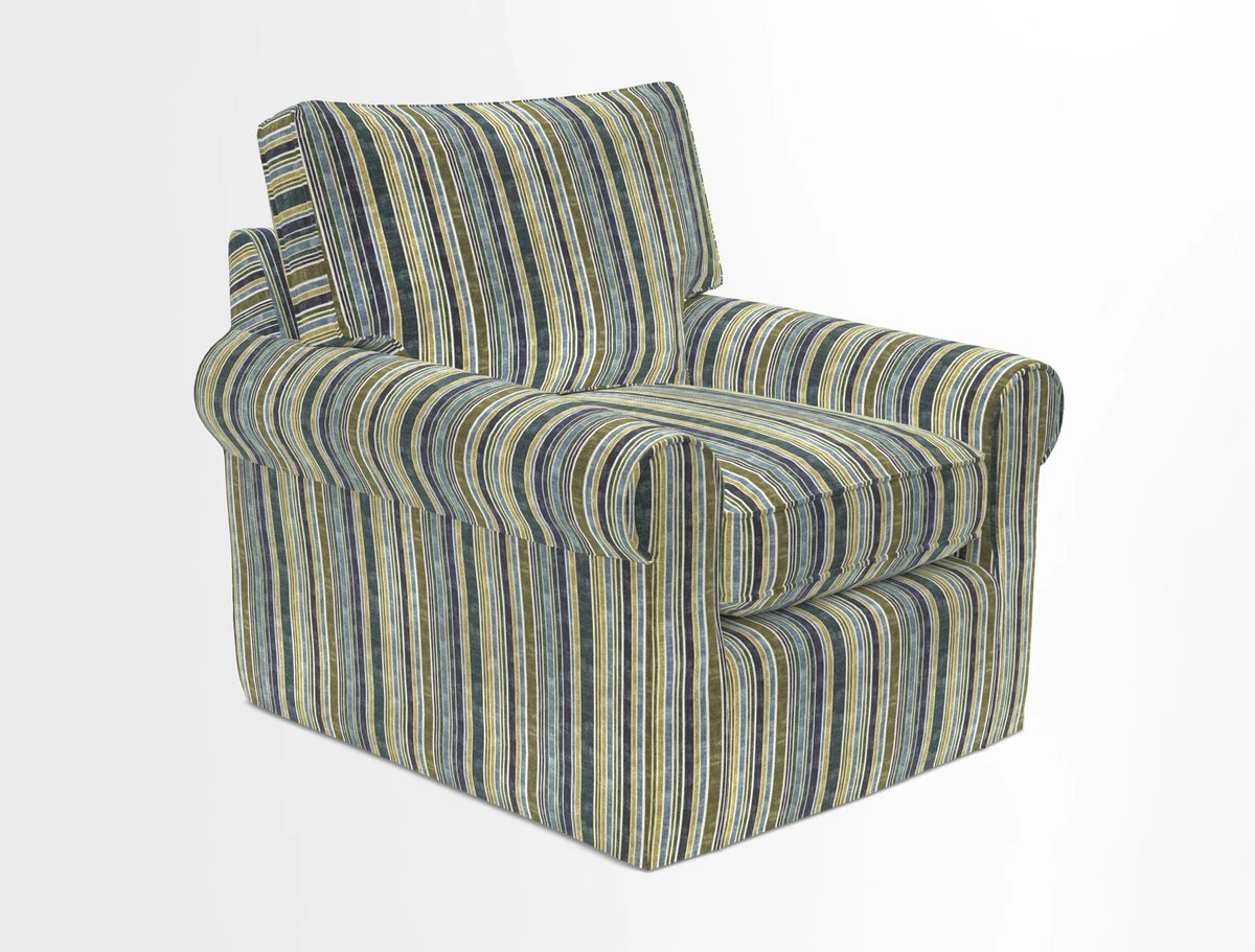 Bignor Chair in Two Tone Plain Biscuit. Loose cover option available