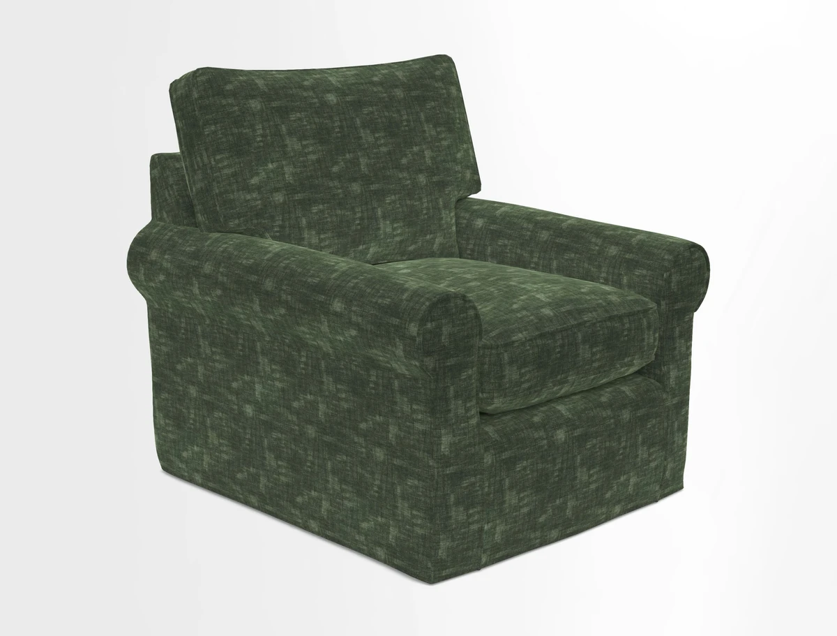 Bignor Chair in Two Tone Plain Biscuit. Loose cover option available